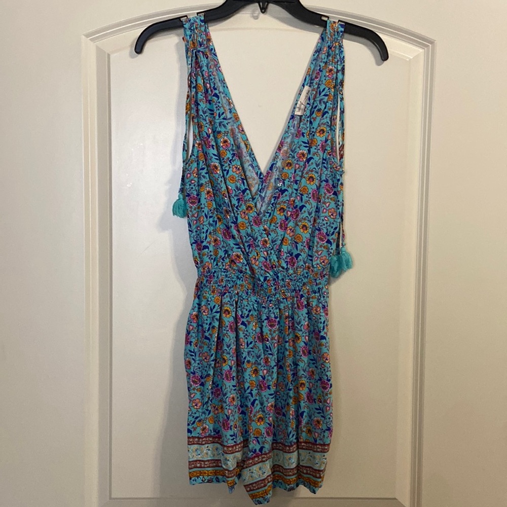 Shorts jumpsuit floral